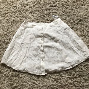 Forever 21 - white button down skirt